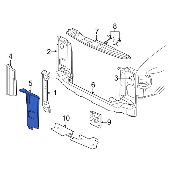 Radiator Support Panel