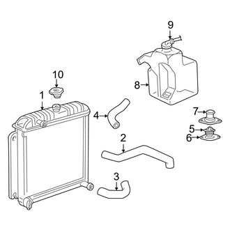 Dodge OE - Cooling - Radiator & Components (3.9L)