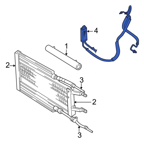 Dodge OE 52038163 Front Power Steering Cooler