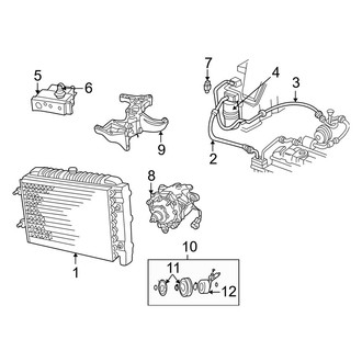 Dodge OE - Air Conditioner & Heater - Condenser, Compressor & Lines (Base)