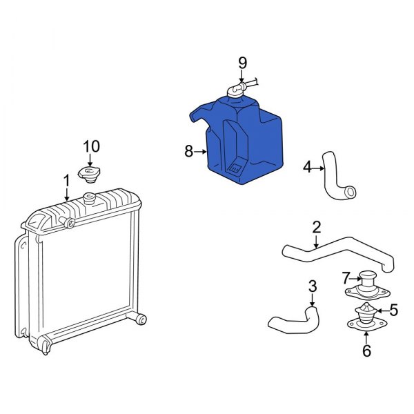 Engine Coolant Reservoir