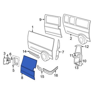 Dodge OE - Left Body D-Pillar