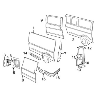 Dodge OE - Side Panel (Driver Side)