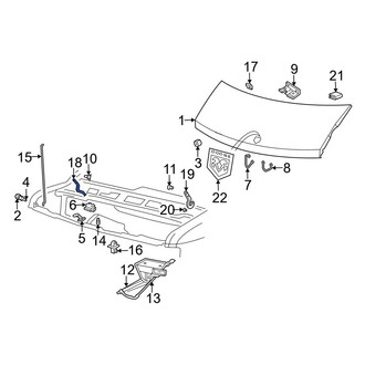 Dodge OE - Front Right Hood Hinge