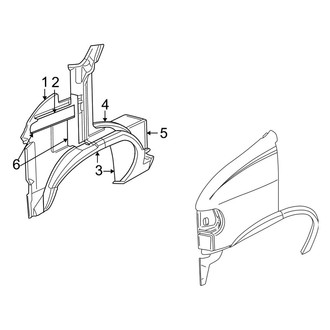Dodge OE - Fender - Inner Components
