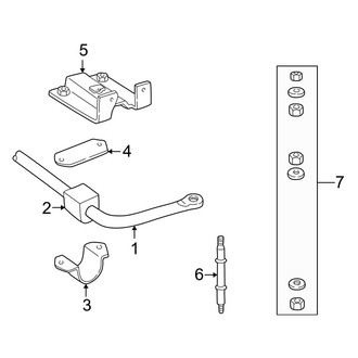 Dodge OE - Front Suspension - Stabilizer Bar & Components