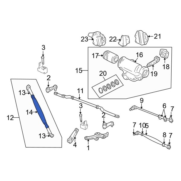 Steering Tie Rod End Adjusting Sleeve