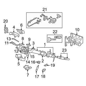 Dodge OE - Steering Column - Housing & Components
