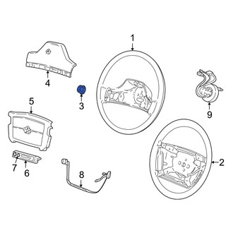 Dodge OE - Steering Wheel Nut