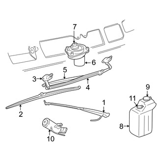 Dodge OE - Windshield - Wiper & Washer Components