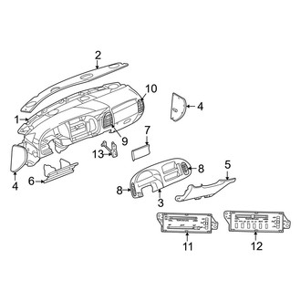 Dodge OE - Instrument Panel Components