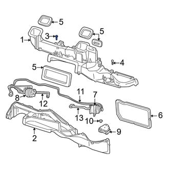 Dodge OE - Instrument Panel Air Duct Screw