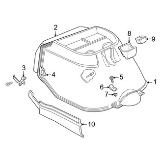 Dodge OE - Console - Engine Compartment Lid