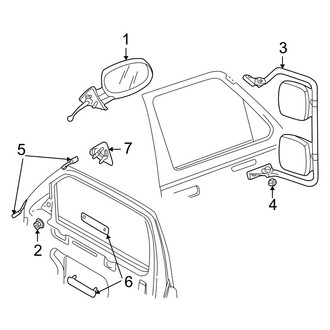 Dodge OE - Door - Outside Mirrors