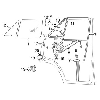 Dodge OE - Door - Glass & Hardware