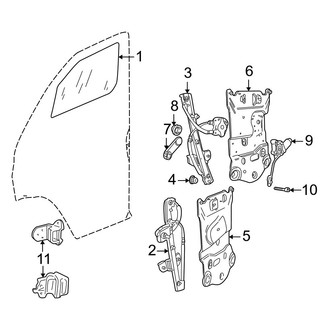 Dodge OE - Door - Glass & Hardware