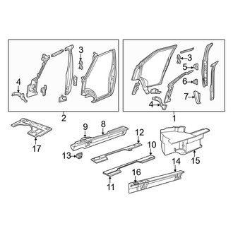 Dodge OE - Pillars, Rocker & Floor - Floor