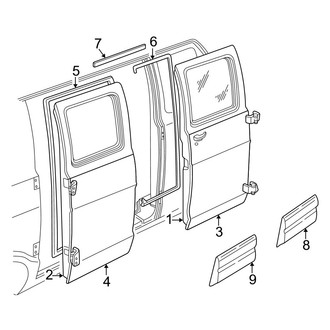 Dodge OE - Side Loading Door - Door & Components