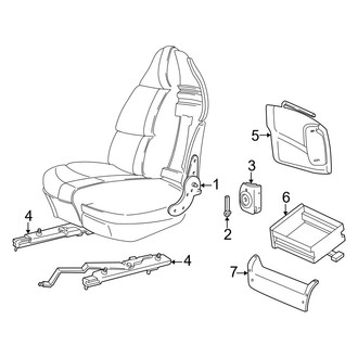 Dodge OE - Seats & Tracks - Seats & Track Components (Manual Seats)