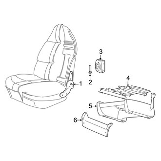 Dodge OE - Seats & Tracks - Seats & Track Components (Power Seats)