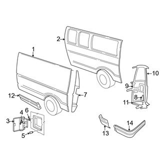 Dodge OE - Side Panel (Driver Side)