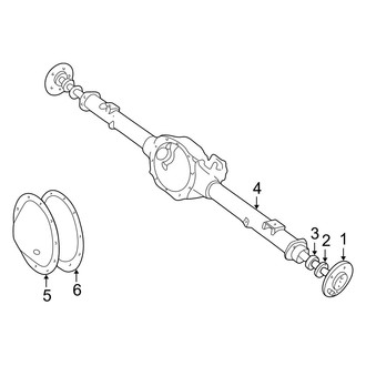 Dodge OE - Rear Suspension - Axle Components