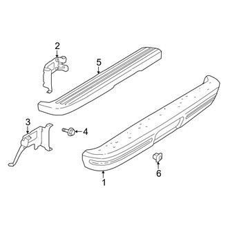 Dodge OE - Rear Bumper - Bumper & Components (Standard Bumper)