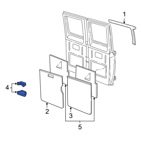 Interior Door Handle Trim