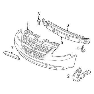 Dodge OE - Front Bumper - Bumper & Components