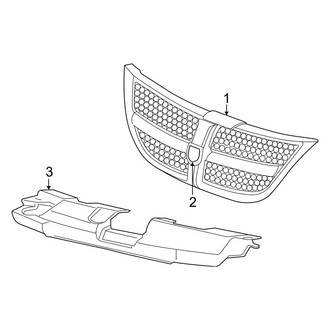 Dodge OE - Grille & Components (C/V / SE / SXT)