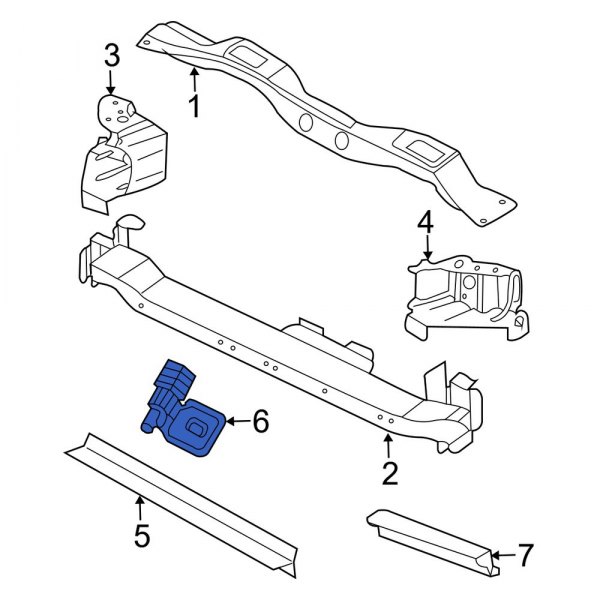 Dodge OE 68518243AA Ambient Air Temperature Sensor