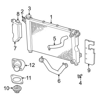 Dodge OE - Cooling - Radiator & Components (2.4L)