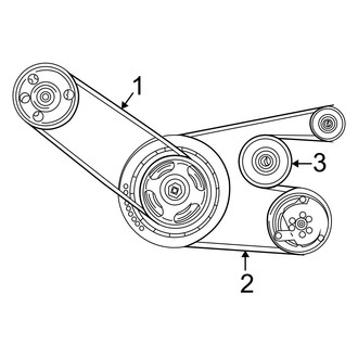 Dodge OE - Cooling - Belts & Pulleys (2.4L)