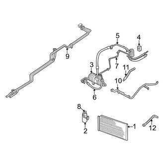 Dodge OE - Air Conditioner & Heater - Condenser, Compressor & Lines