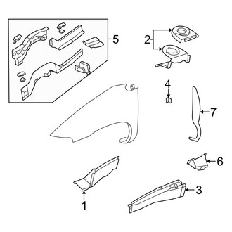 Dodge OE - Fender - Structural Components & Rails