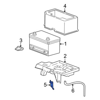 Dodge OE - Battery Tray Bracket