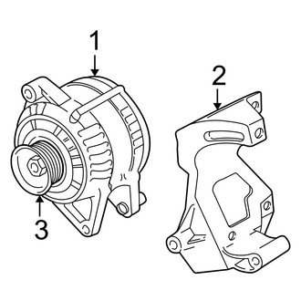 Dodge OE - Electrical - Alternator (3.3L)