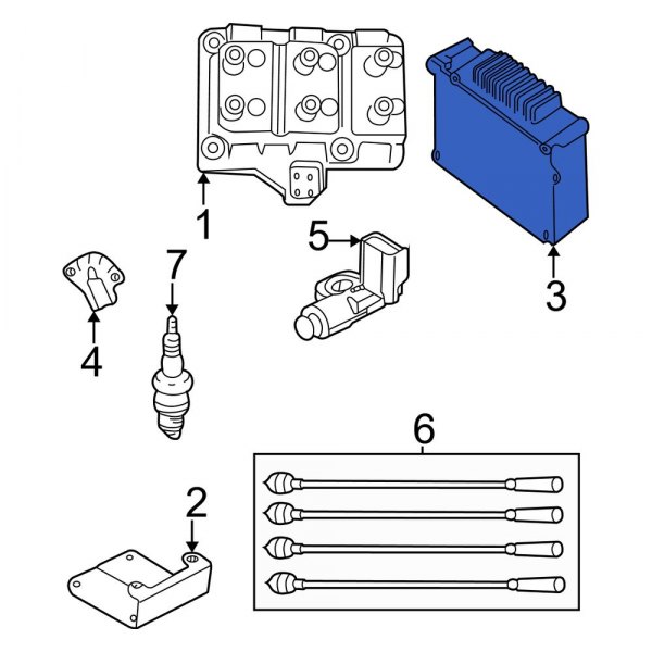 Dodge OE R5094168AD Engine Control Module (ECM)