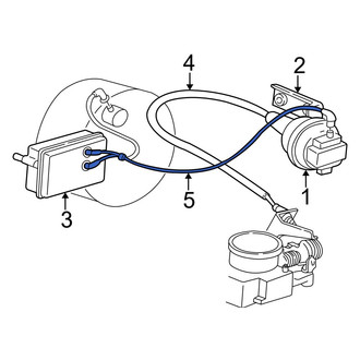 Dodge OE - Cruise Control Vacuum Harness