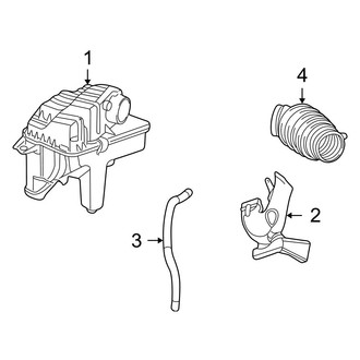 Dodge OE - Engine / Transaxle - Air Intake (3.3L)