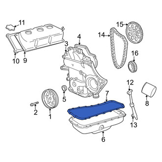 Dodge OE - Engine Oil Pan Gasket
