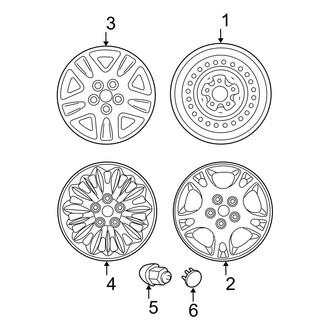 Dodge OE - Wheels (Road Wheels)