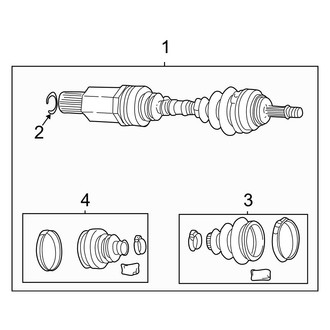 Dodge OE - Front Suspension - Axle Shaft