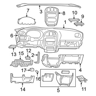 Dodge OE - Instrument Panel Components