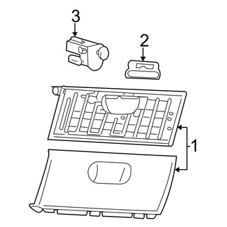 Dodge OE - Instrument Panel - Glove Box