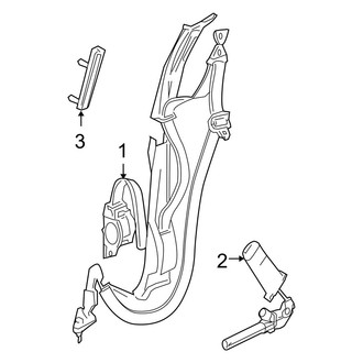 Dodge OE - Restraint Systems - Front Seat Belts