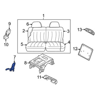 Dodge OE - Rear Right Seat Back Recliner