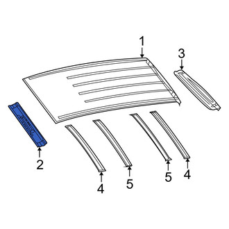Dodge OE - Front Roof Header Panel