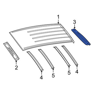 Dodge OE - Rear Roof Header Panel
