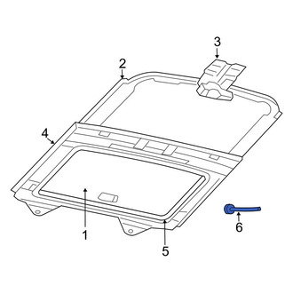Dodge OE - Sunroof Guide Rail